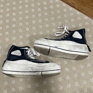 R13 Kurt High Top Sneaker Black size 8